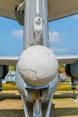 Rear mounted radar boom