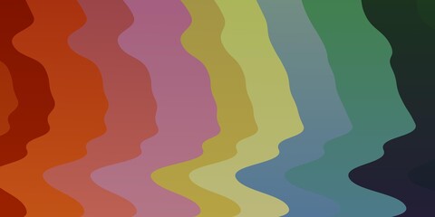 Obraz premium Light Multicolor vector texture with circular arc. Bright illustration with gradient circular arcs. Smart design for your promotions.