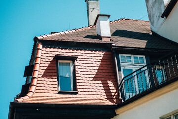 Obraz premium old houses in gdansk