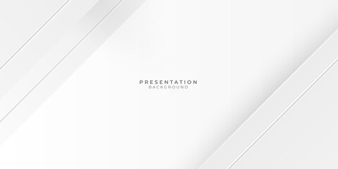 Modern abstract light silver 3d background vector for presentation design. Elegant corporate concept design with line pattern