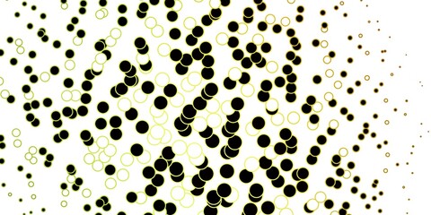 Dark Green, Red vector backdrop with circles. Colorful illustration with gradient dots in nature style. Pattern for websites, landing pages.