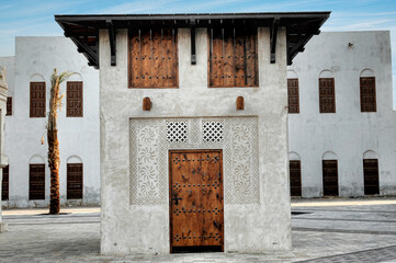 Old Arab buildings in cities