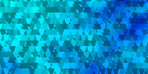 Light BLUE vector background with polygonal style.