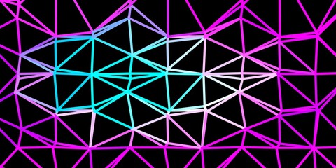 Light pink, blue vector gradient polygon wallpaper.
