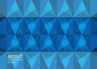 Polygon abstract on blue background. Light blue vector shining triangular pattern. An elegant bright illustration. The triangular pattern for your business design.