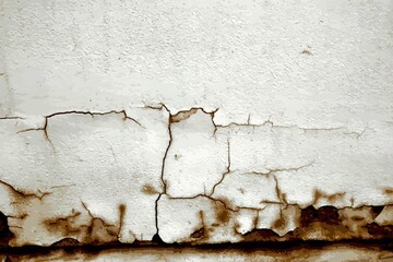 Vector grunge texture background, traces of rust on the painted surface