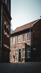 Fototapeta na wymiar old houses in gdansk