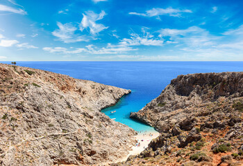 Seitan beach on Crete island- Greece