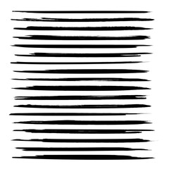 Very long black smears textured isolated on a white background