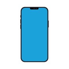Modern phone mobile cellphone smartphone realistic vector illustration