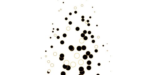 Dark Red, Yellow vector texture with disks. Modern abstract illustration with colorful circle shapes. Pattern for booklets, leaflets.