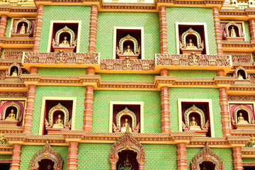 Obraz premium Beautiful Thai temples, great in art and architecture.