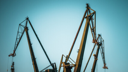 crane on a dock