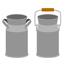 ミルク缶のイラスト