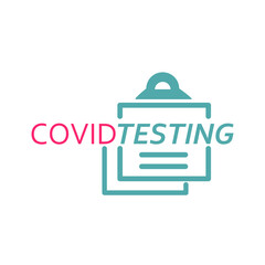 Obraz premium Test results concept and text icon