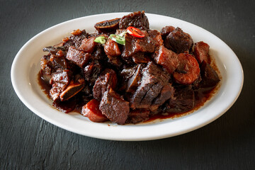 Braised Short Ribs - Korean Food Galbi jjim