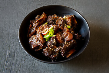Braised Short Ribs - Korean Food Galbi jjim