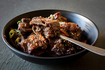 Braised Short Ribs - Korean Food Galbi jjim