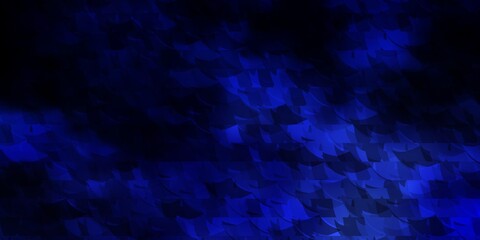 Obraz premium Dark BLUE vector pattern with polygonal style.