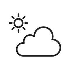 Cloud icon vector logo design template