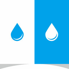 Water Logo Design Vector Illustration