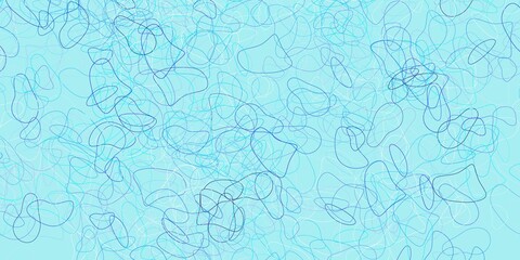 Light blue vector pattern with abstract shapes.