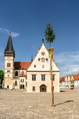 Fototapeta premium Bardejov's medieval town center is an UNESCO World Heritage Site