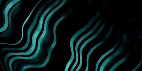 Dark BLUE vector texture with curves. Illustration in halftone style with gradient curves. Best design for your ad, poster, banner.