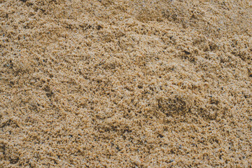 gelber Sand in einer Nahaufnahme