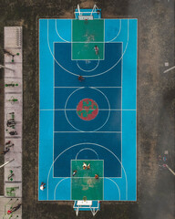 basketball court - drone - 
zenith