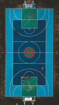 basketball court - drone - 
zenith
