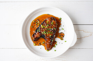Deep Fried Mackerel with Fish Sauce