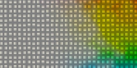 Light Multicolor vector background with rectangles.