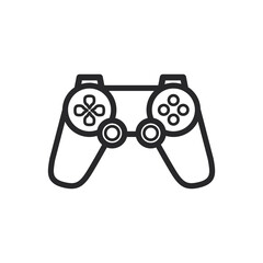 joystick game icon design illustration