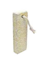 Portable rectangular rough stone foot scrubber