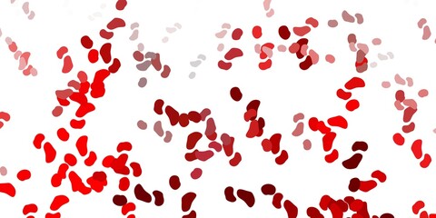 Light orange vector backdrop with chaotic shapes.