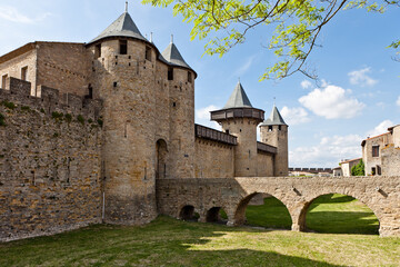 Fortress of Cacarsonne in France.