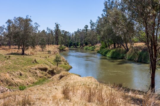 Namoi river in northern New South Wales, Australia.