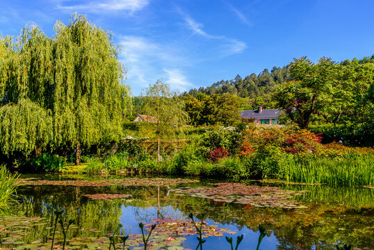 Gardens in Giverny, France