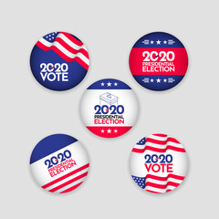 Presidential Election 2020 United States Vector Template Design Illustration