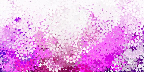 Light blue, red vector texture with triangular style.