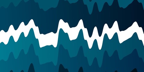 Dark BLUE vector background with lines. Brand new colorful illustration with bent lines. Best design for your posters, banners.