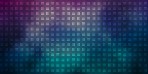 Dark Blue, Red vector backdrop with rectangles.