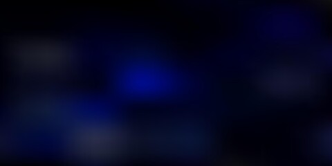 Dark blue vector gradient blur layout.