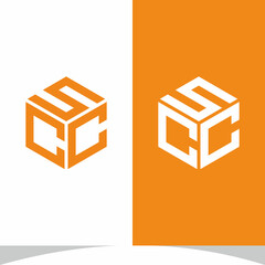 SCC Logo Design Vector Illustration