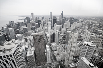 Architecture and cityscape of  Chicago, Illinois, USA.