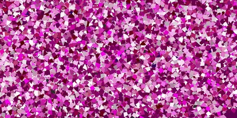 Light blue vector template with crystals, triangles.