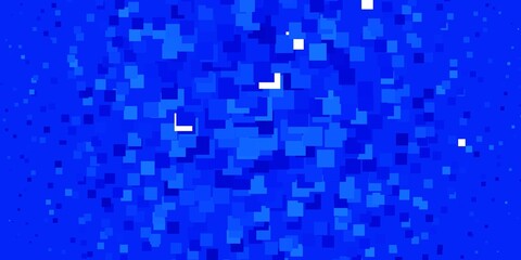 Light BLUE vector backdrop with rectangles. Rectangles with colorful gradient on abstract background. Pattern for commercials, ads.