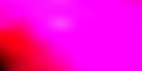 Dark purple, pink vector blurred background.