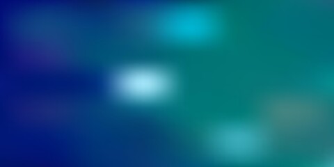 Light blue, green vector blur layout.